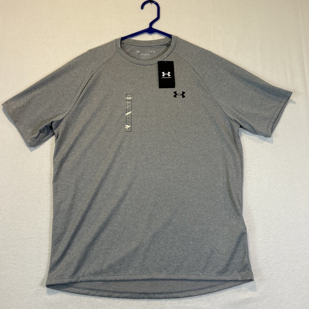 Under Armour Mens Tech 2.0 Short Sleeve T-Shirt Gray Large 1326413 Activewear